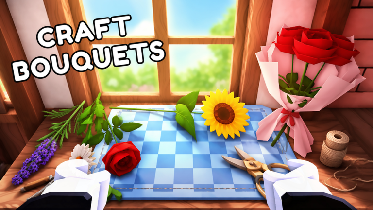 Bouquet crafting table in My Flower Shop